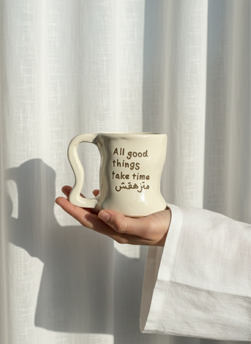 GOOD THINGS TAKE TIME MUG