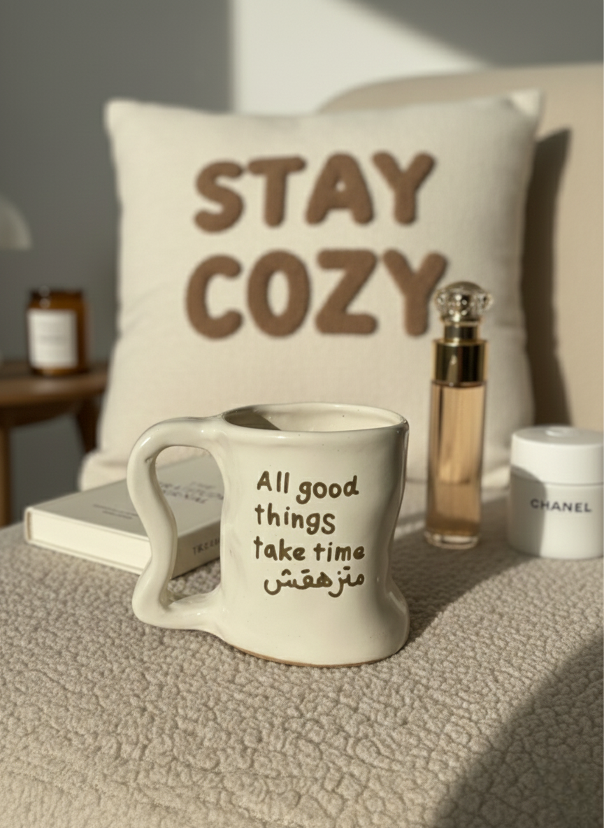GOOD THINGS TAKE TIME MUG
